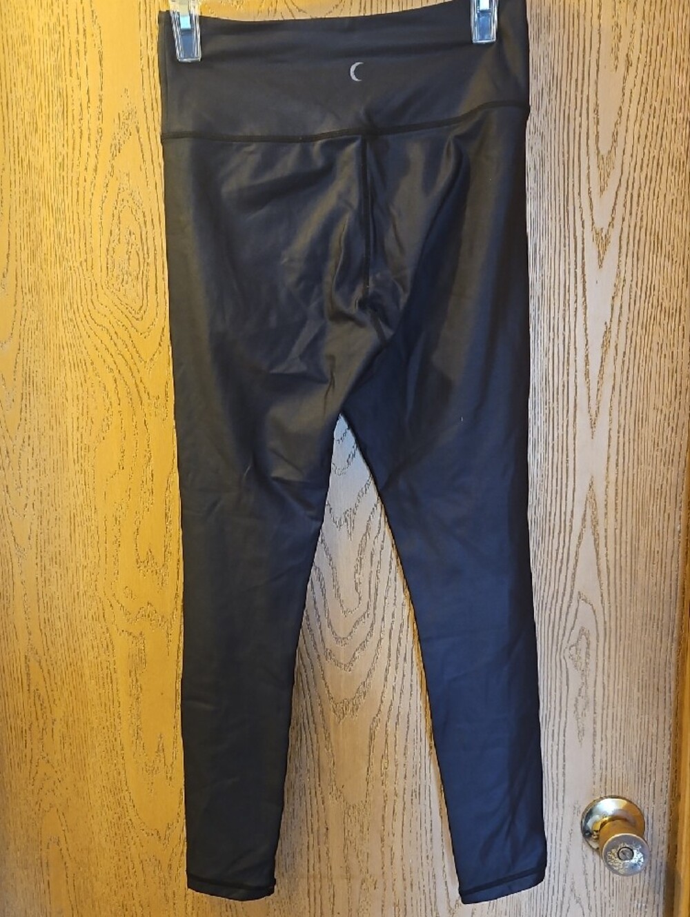 ZYIA Active Shiny Black Leggings - Picture 2 of 3